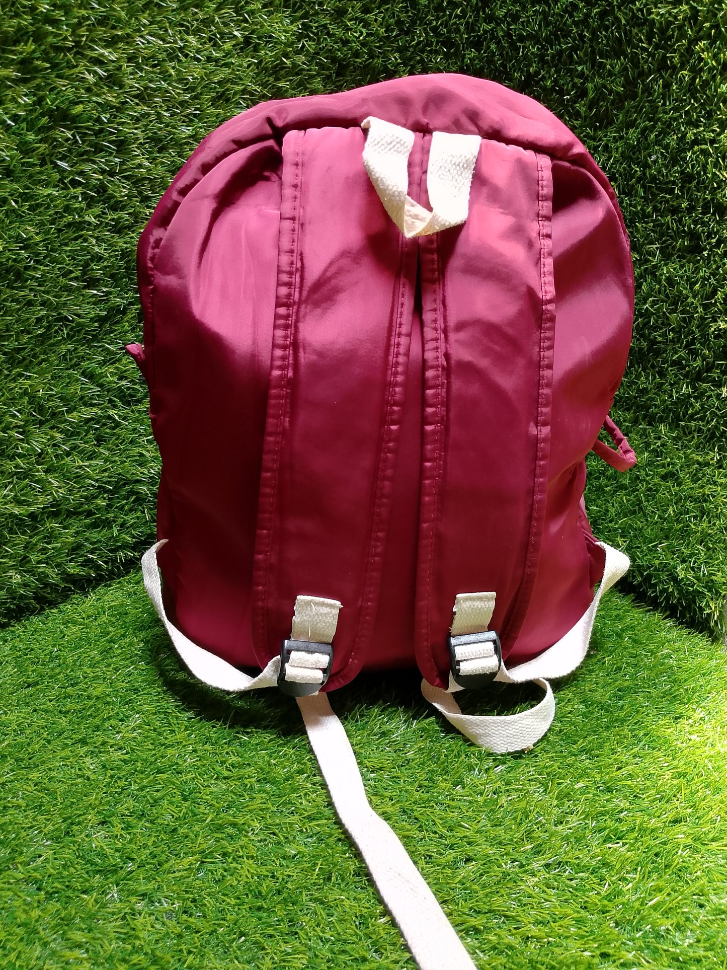 Women's Korean style high school student college student nylon tarp backpack Preloved