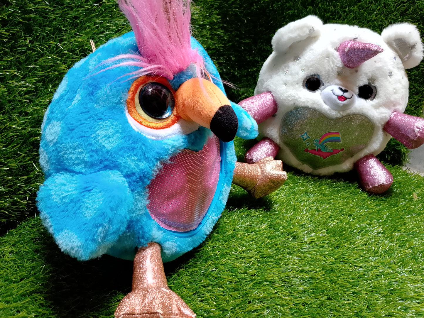 ZURU Rainbocorns Stuffed Preloved / Used toy (Pair as picture)