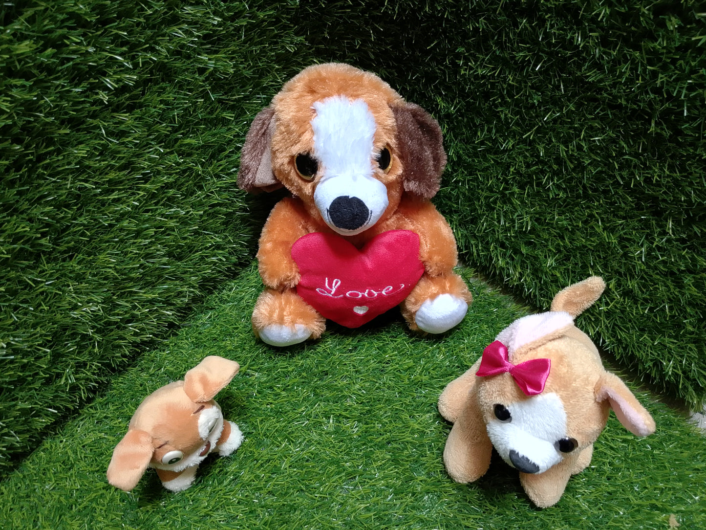 Livarno Home Stuffed Animals Set of 3, Preloved Stuffed toys
