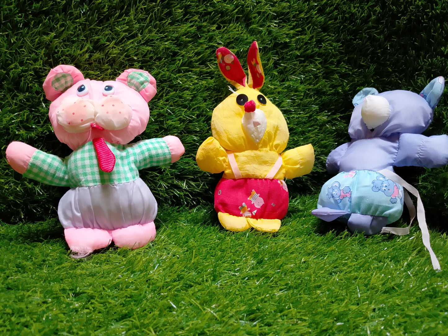 Sunrise preloved stuffed toys, set of 3