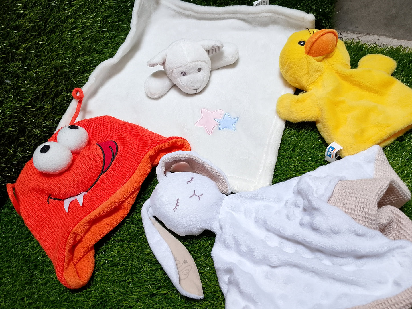 Cute Bear Babies, set of 4, Preloved Stuffed Toys