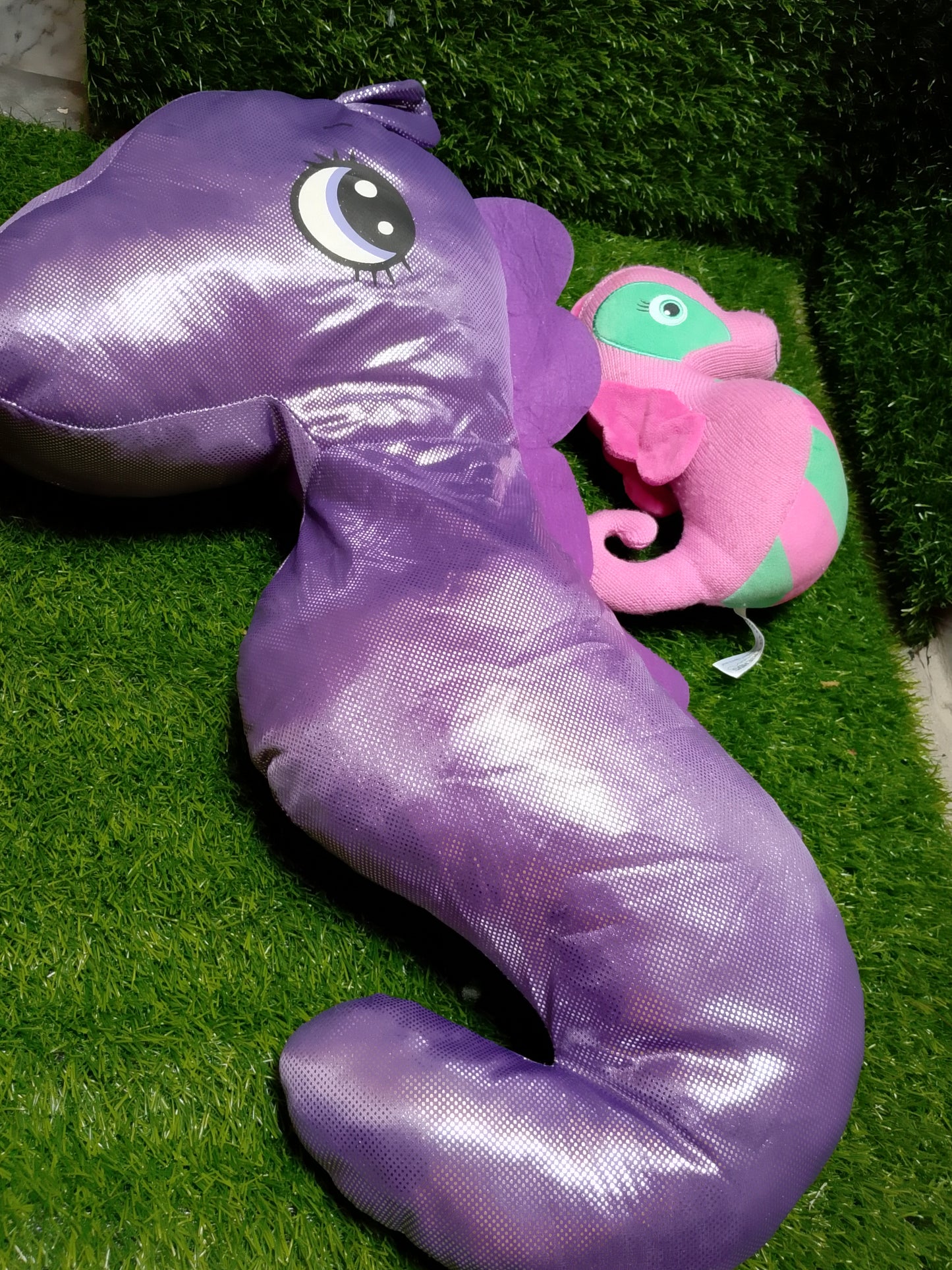 Seahorse, Preloved Stuffed Toys, set of 2