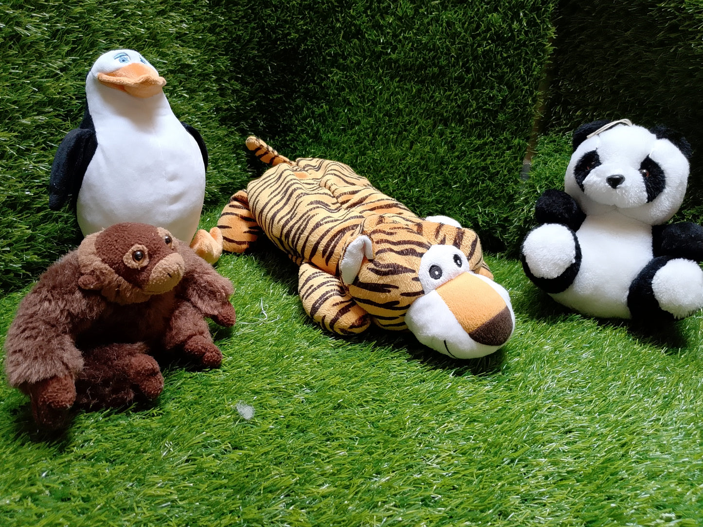 Plush Animals, Preloved Stuffed Toys, Set of 4