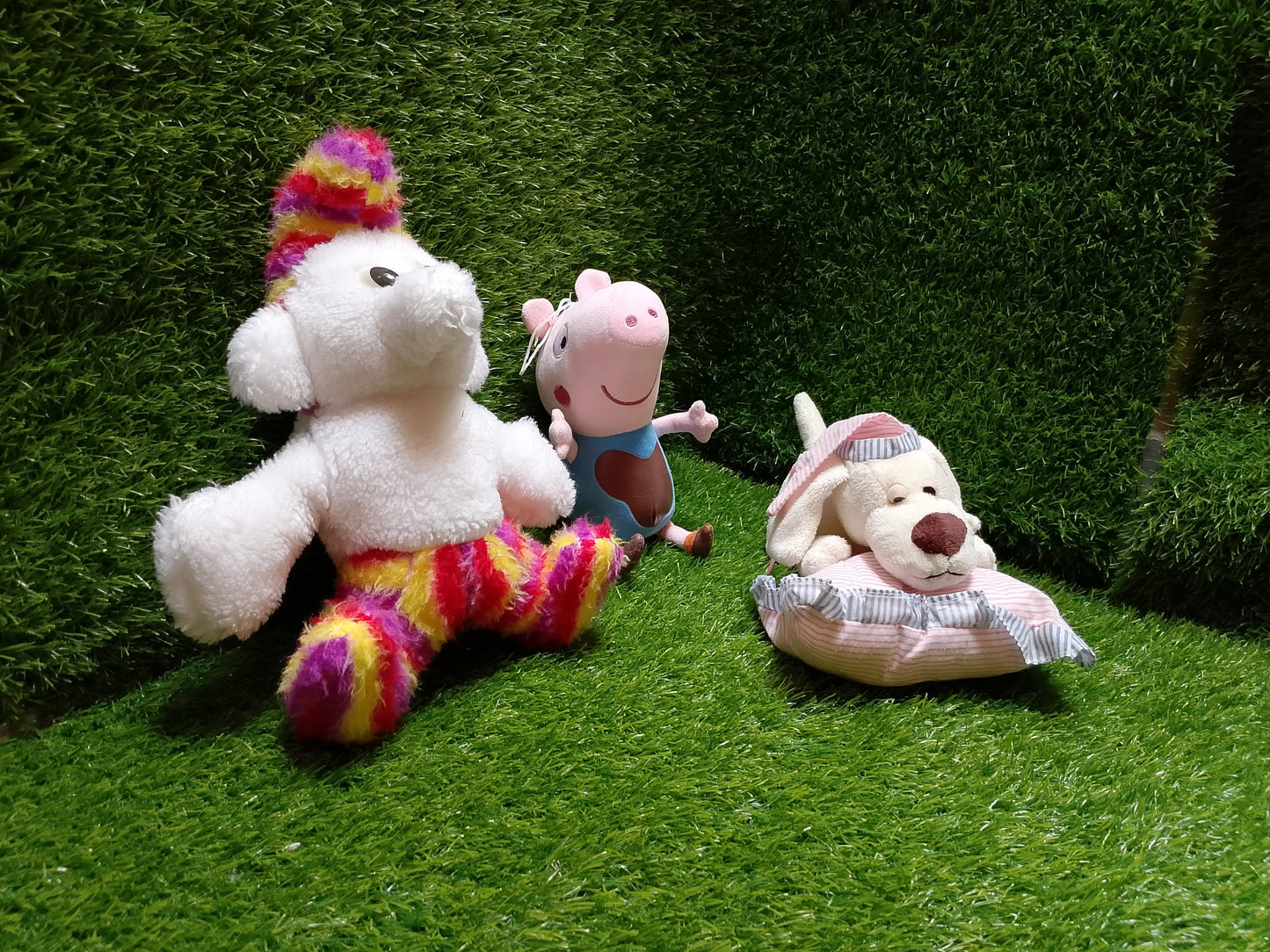 Fluffy Friends, set of 3, Preloved Stuffed Toys