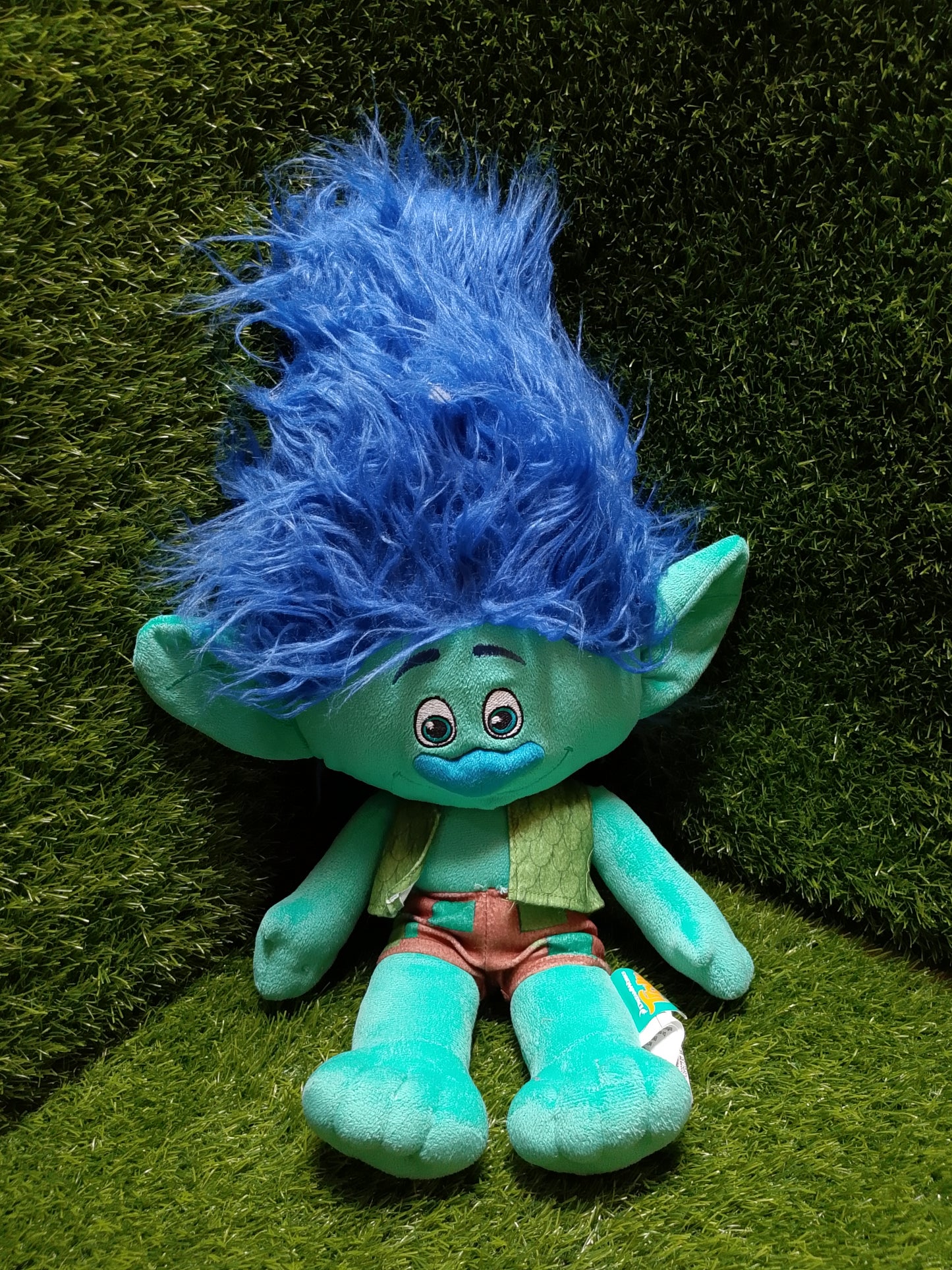 Dreamworks Troll Plush Doll Blue Hair , Preloved Stuffed toy