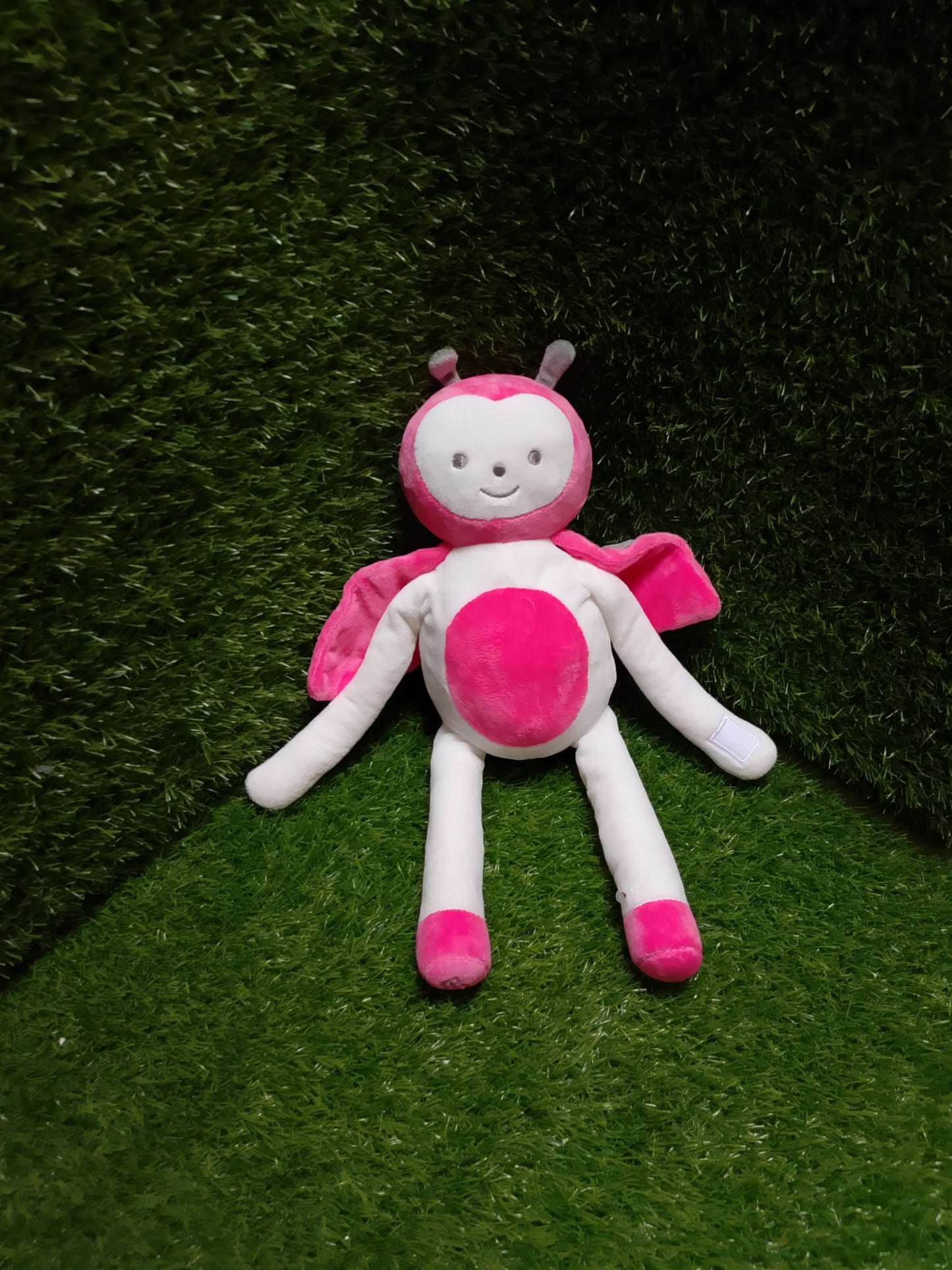 Doudou lapin multicolore Obaibi , Preloved stuffed toy