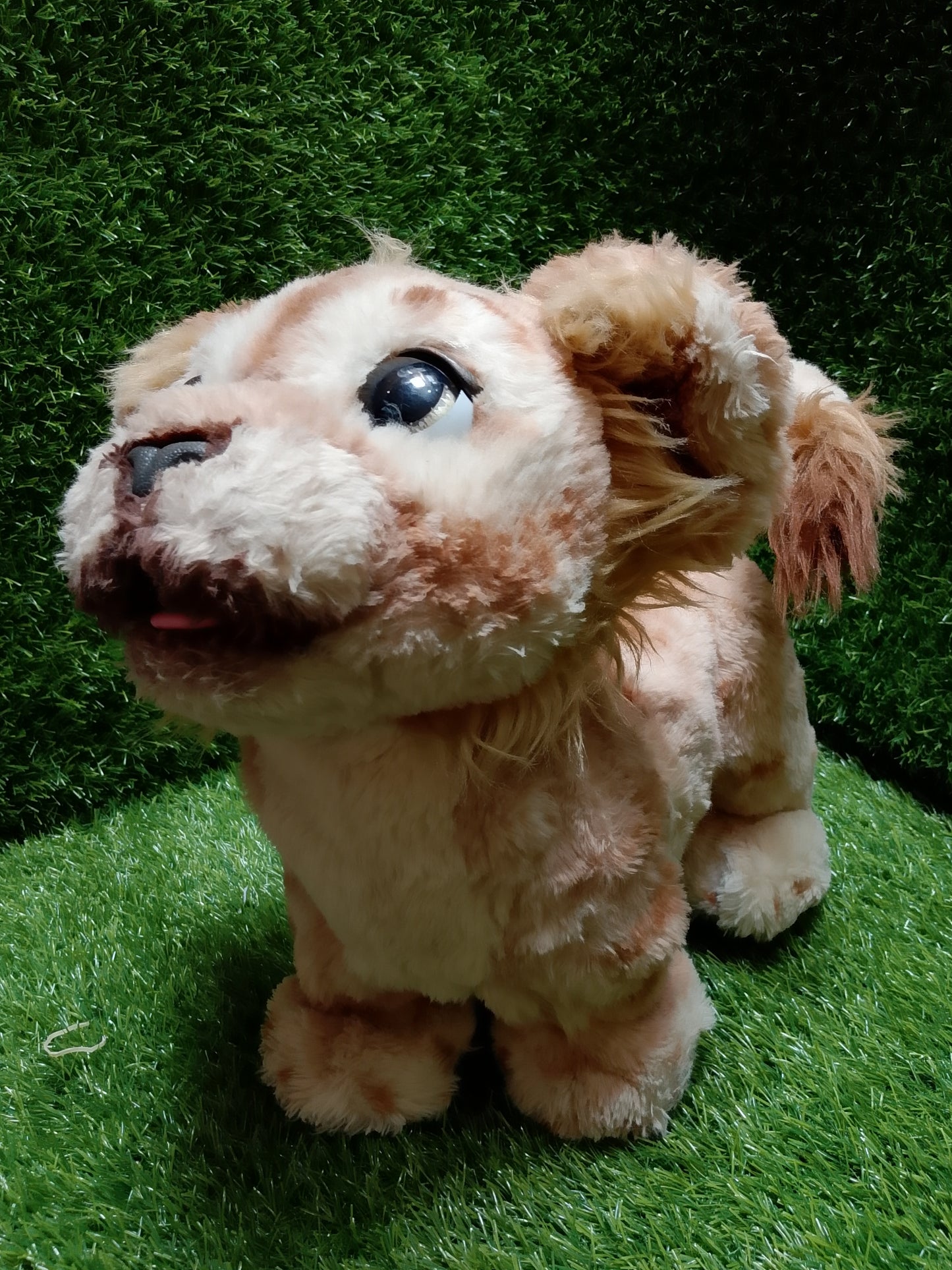 Disney The Lion King Mighty Roar Simba Interactive Plush Toy, American used Preloved Toy
