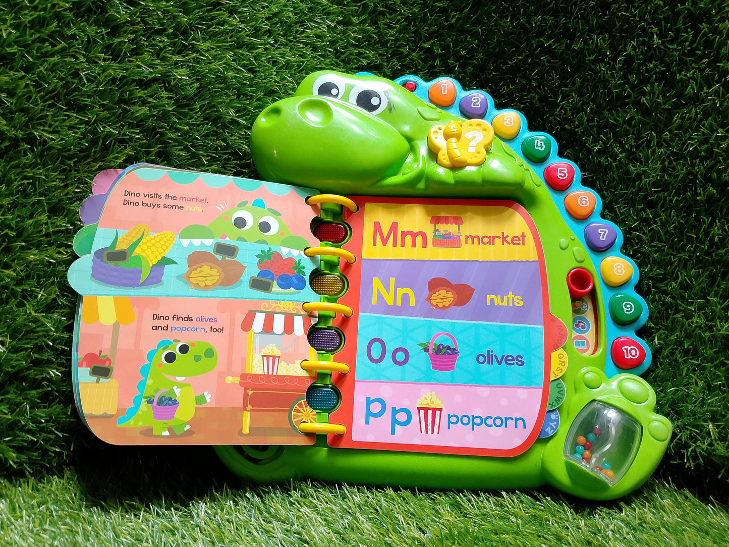 Dinosaur Storybook Learning English Alphabet Phonics Early Education Machine