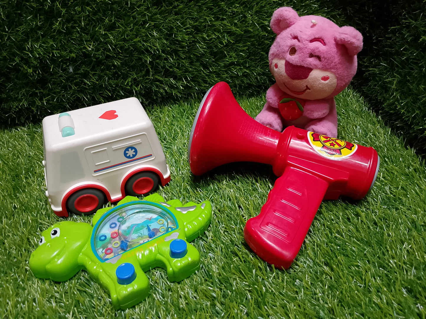 Set of 4 used preloved toys