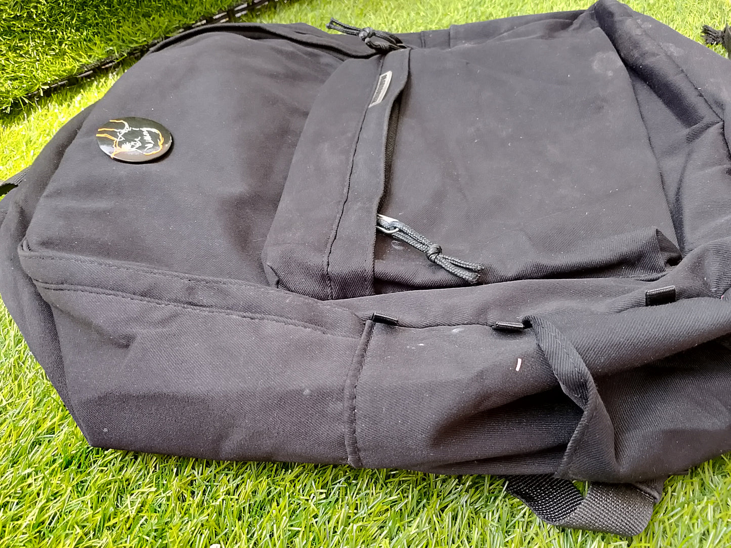 Black MAN Backpack with Laptop Compartment