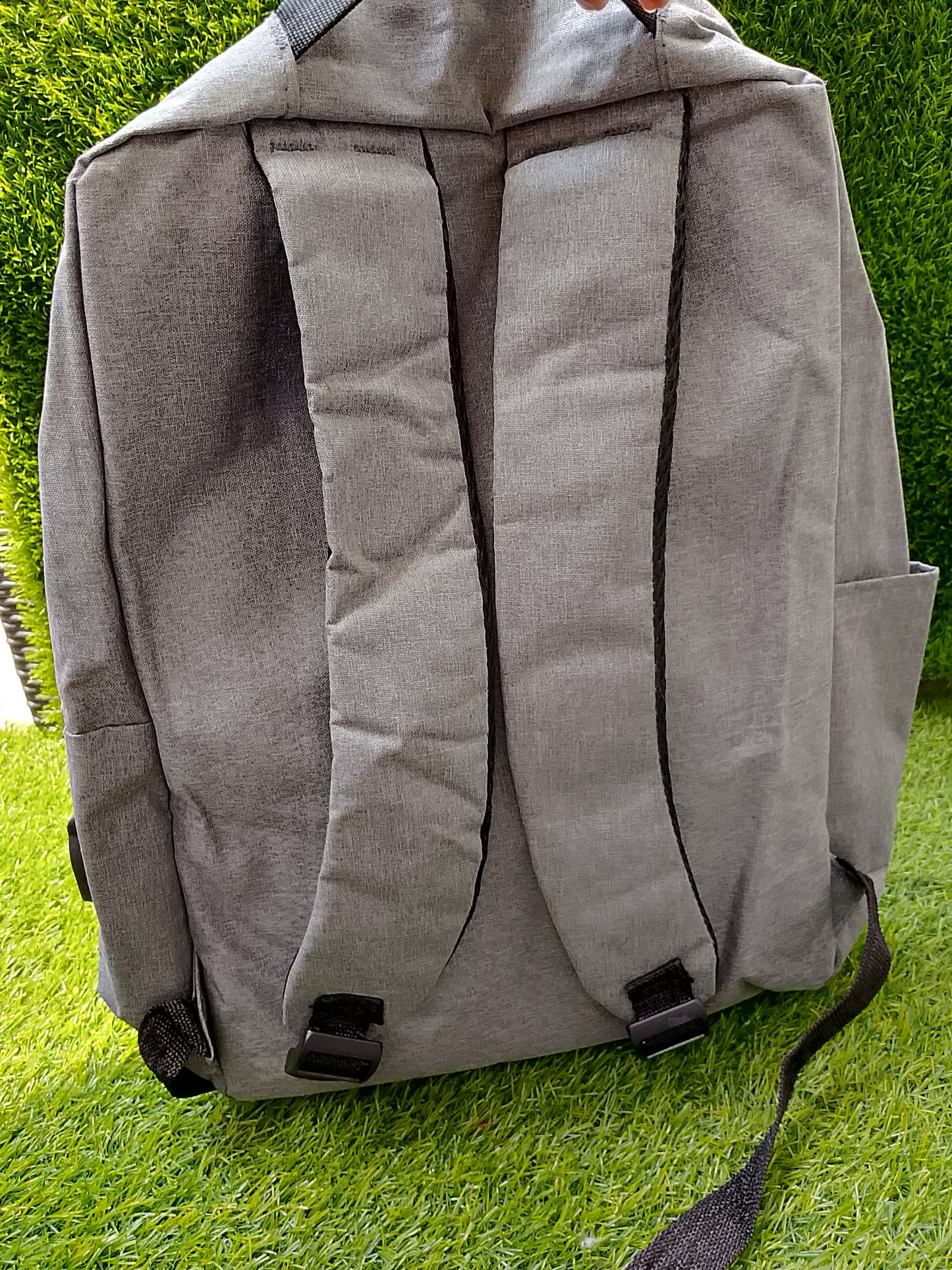 Grey Backpack Bag