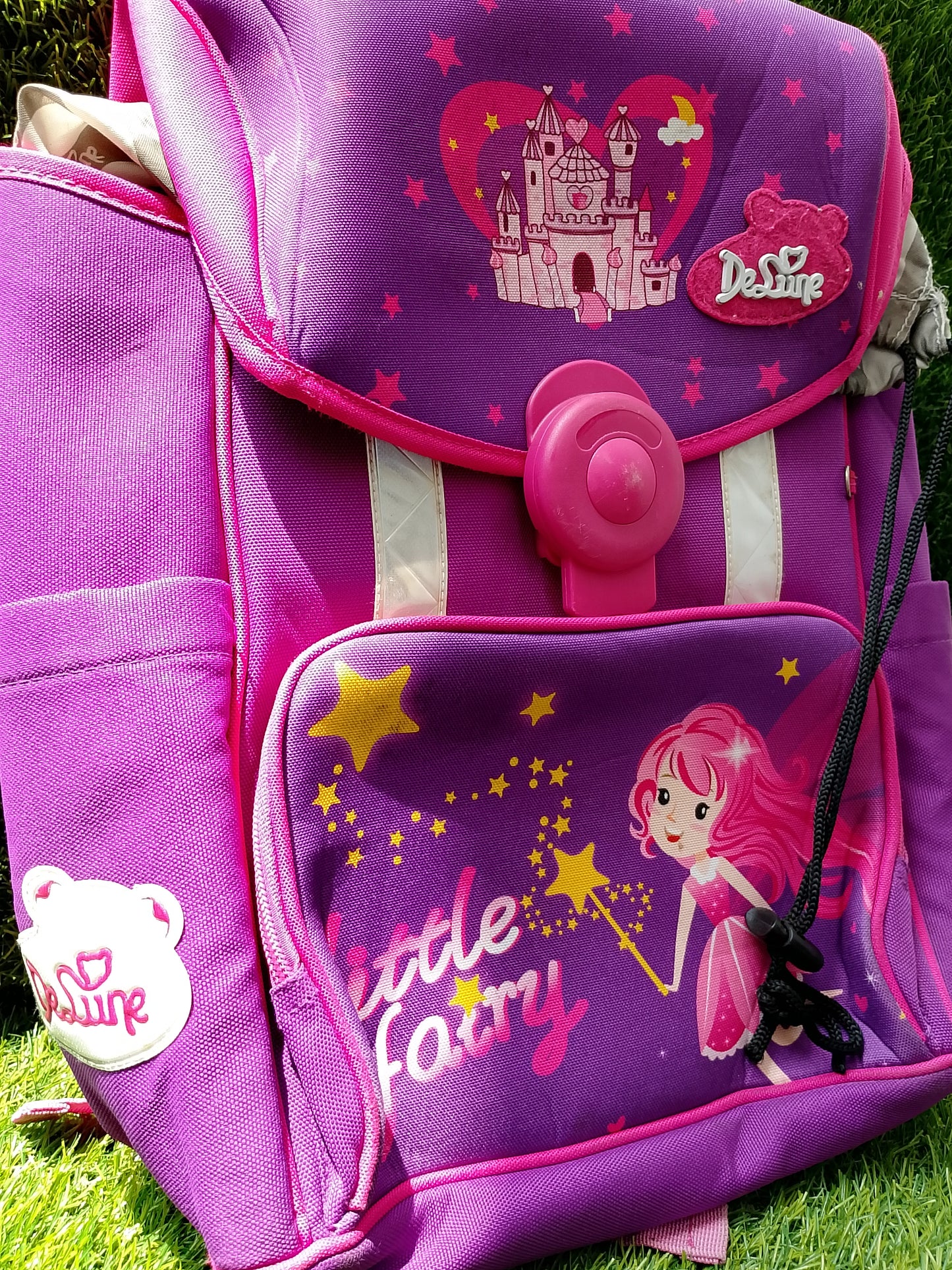 NIB -Kids BACPACK orthopedic European Delune - Purple/Pink Little Fairy