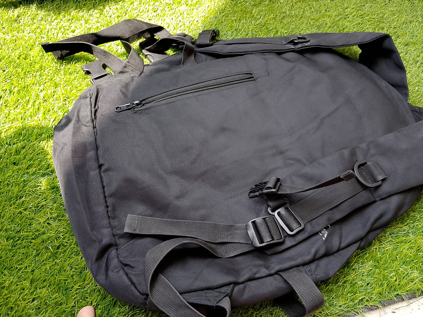 College-university backpack with laptop compartments
