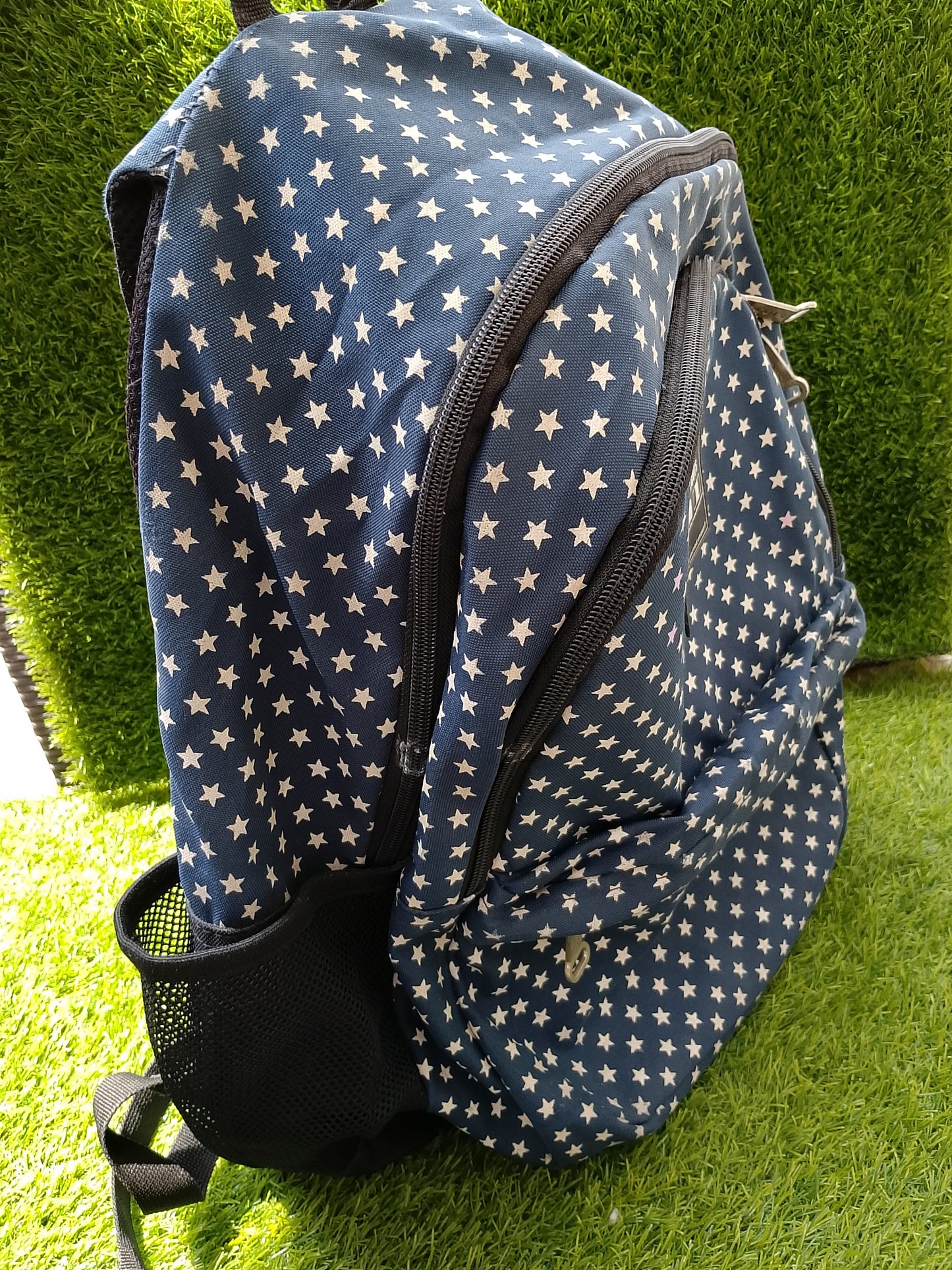 Andora stars pattern zipped backpack bags
