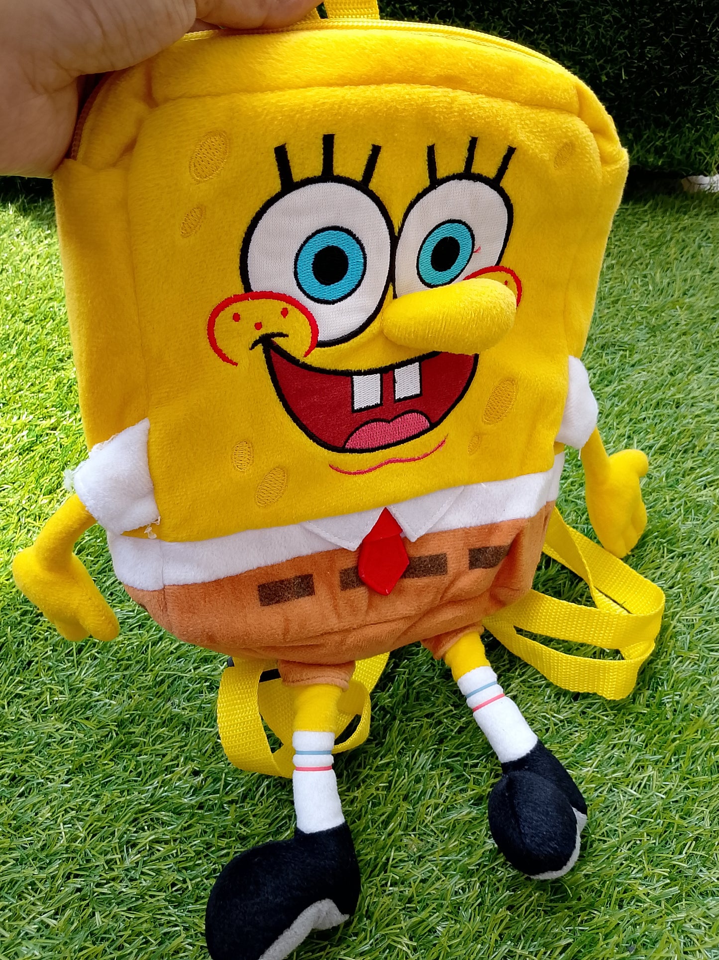 Vintage 15" Sponge Bob Square Pants Plush Backpack Nickelodeon