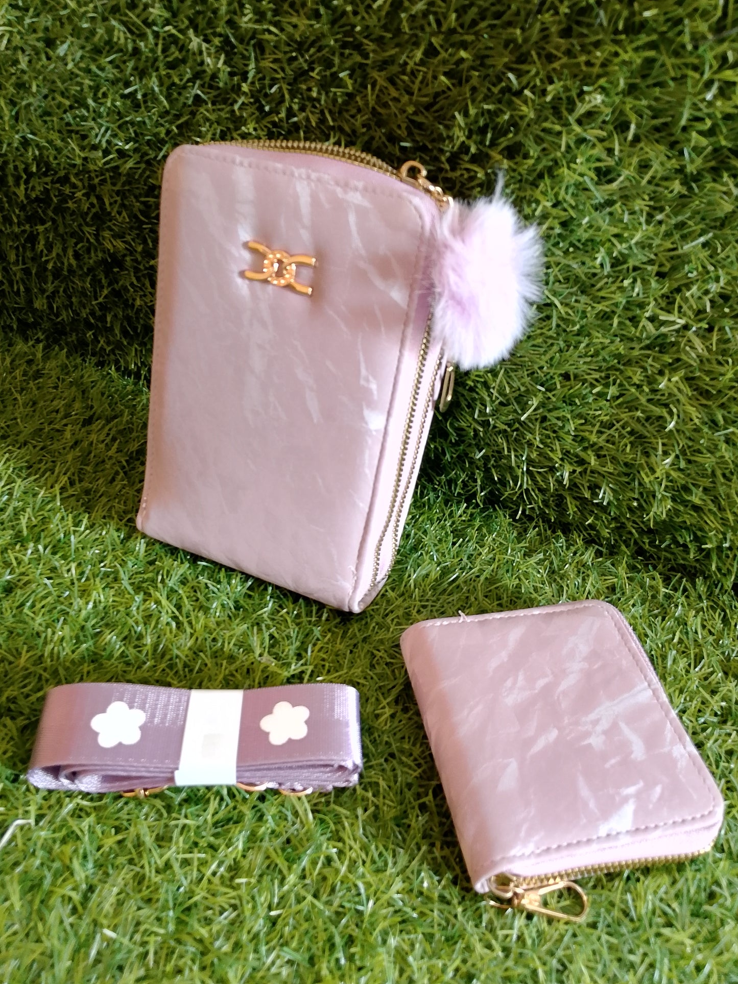 Chic Marble Handbag Set