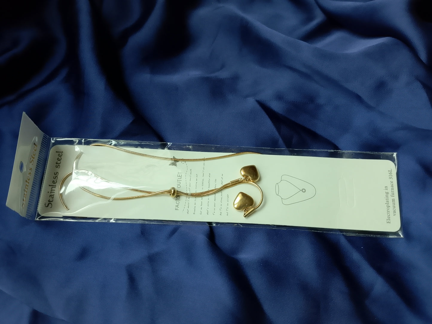 Modern Lariat Heart Y-Necklace