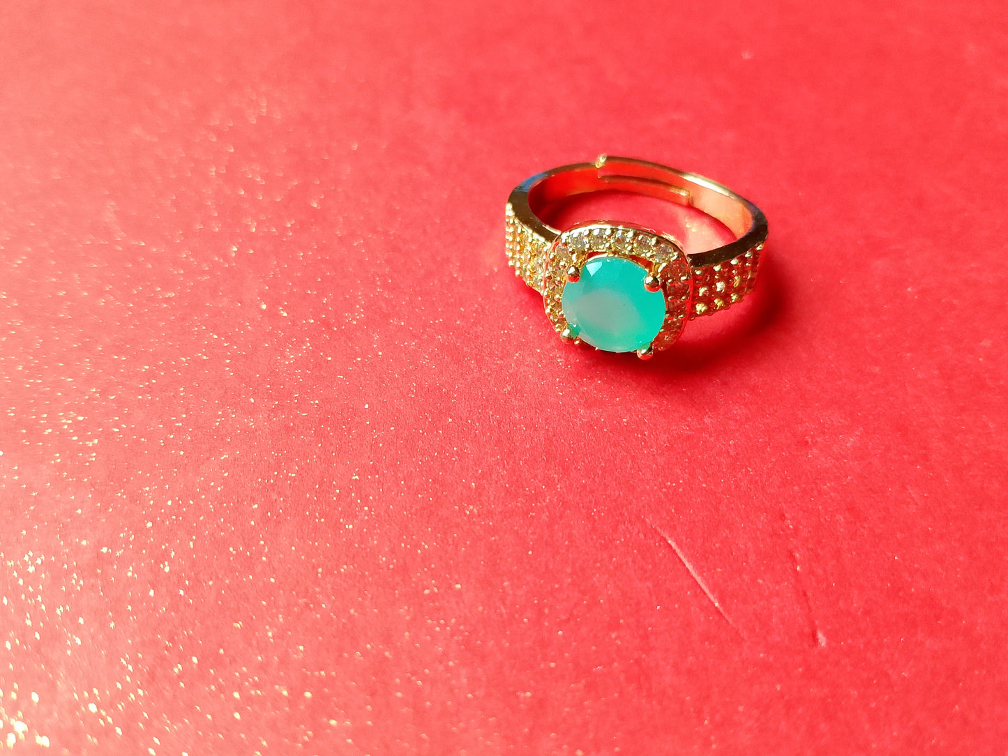 Ring with a Radiant Oval Gemstone