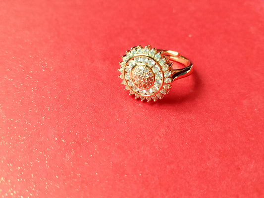 Greek Key Gold Signet Ring