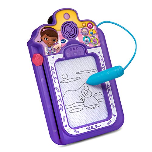VTech Doc McStuffins Talk & Trace Clipboard (Frustration Free Packaging), Purple , American used preloved toy