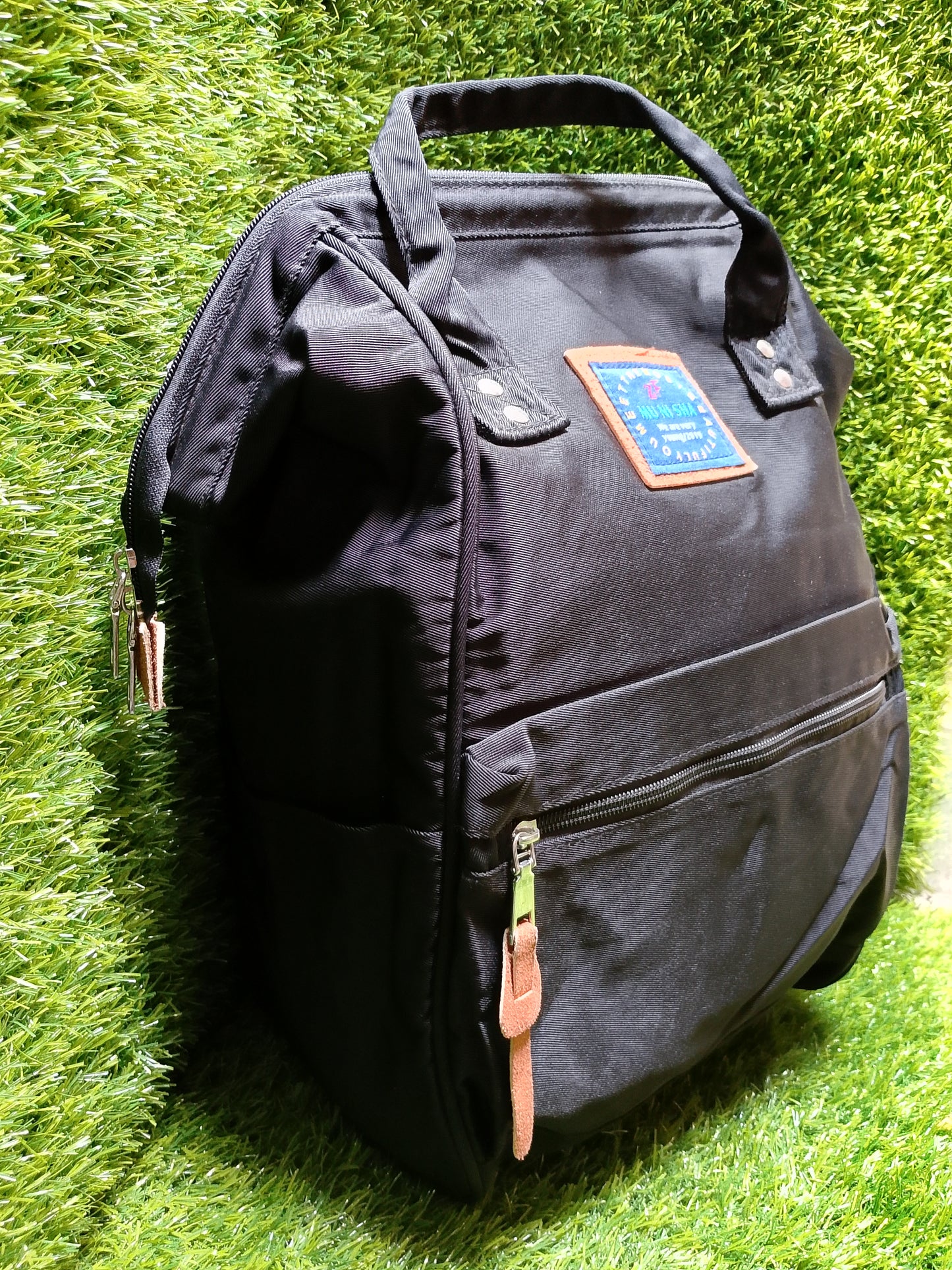 Classic Japanese RuiTou Casual Oxford Cloth Travel Backpack Unisex Preloved