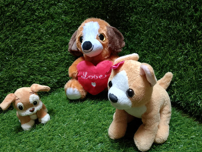 Livarno Home Stuffed Animals Set of 3, Preloved Stuffed toys