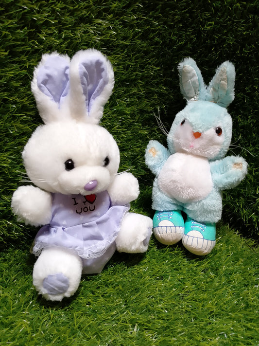 Bunnies, Set of 3, Preloved Stuffed toys