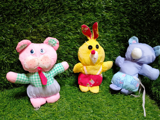 Sunrise preloved stuffed toys, set of 3