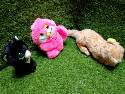Cute Cats, set of 3, Preloved stuffed toys