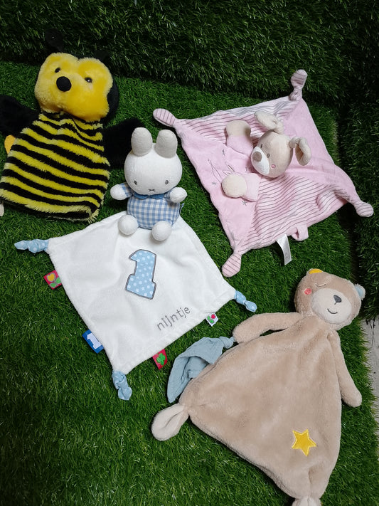 Bear Babies, Set of 4, Preloved Stuffed Toys