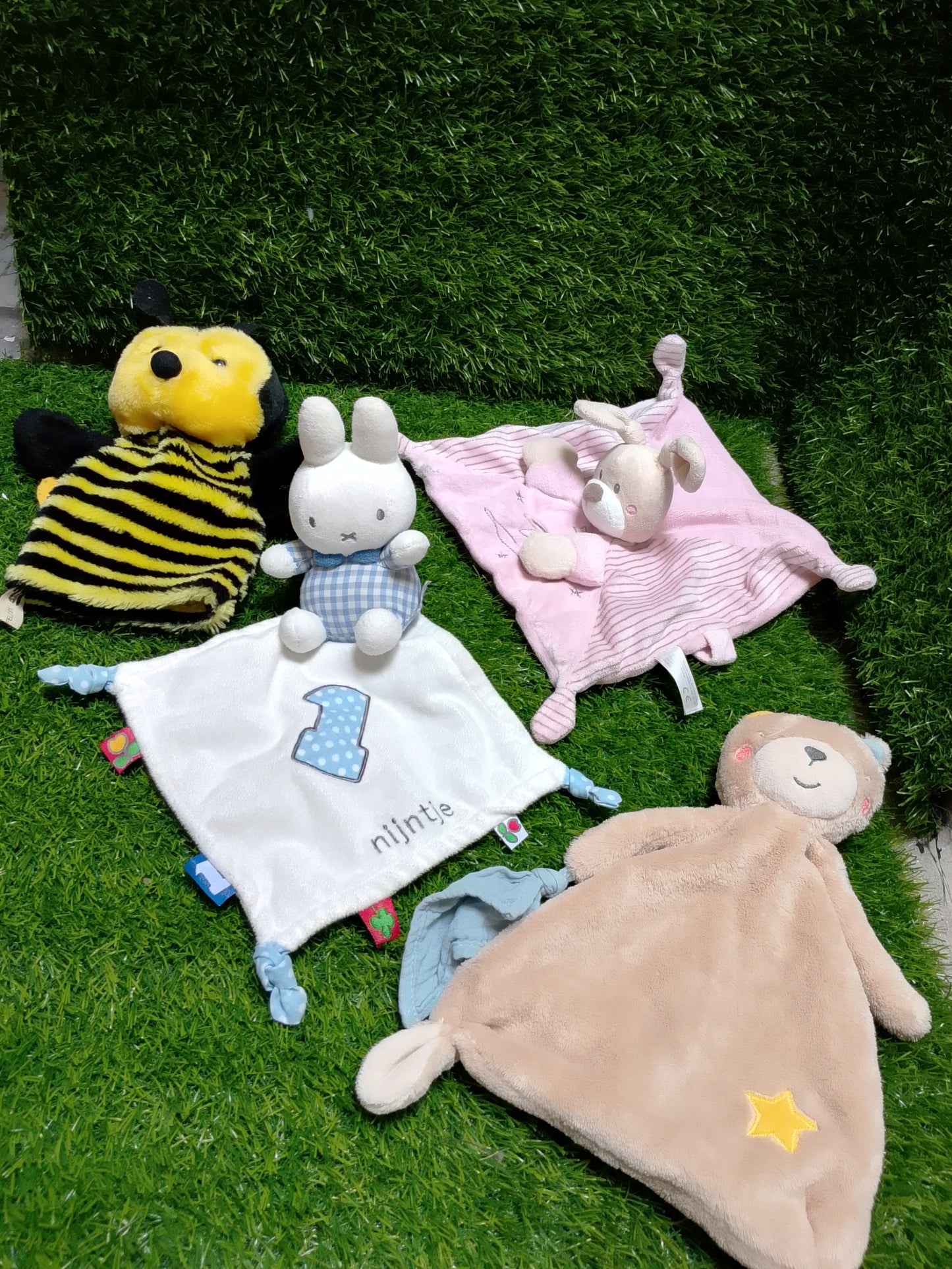 Bear Babies, Set of 4, Preloved Stuffed Toys