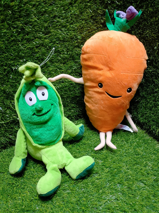 Banana & Carrot, Preloved Stuffed toys