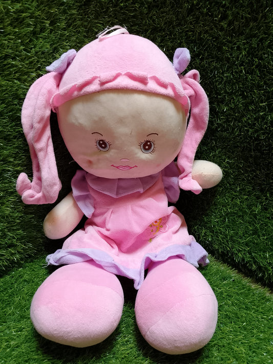 Plush lovely smiling doll, Preloved Stuffed Toy