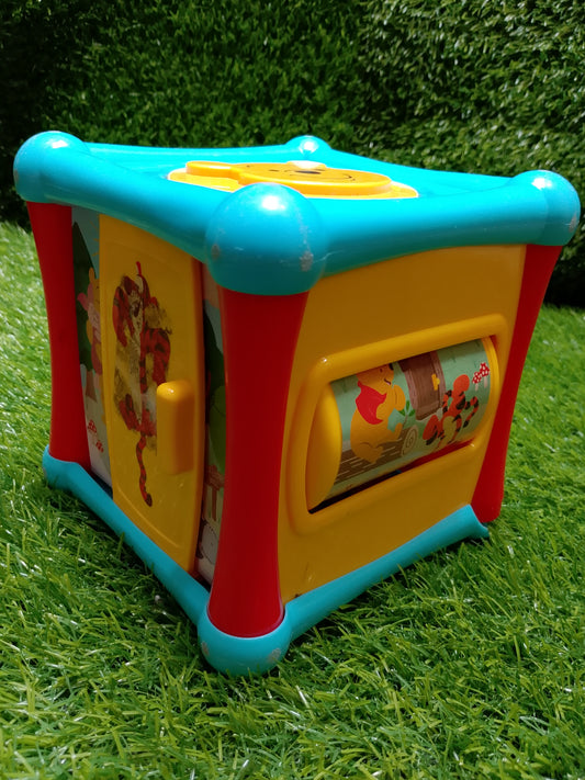 Disney Baby Winnie The Pooh Activity Cube, American Used Preloved Toys