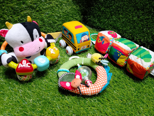 4 pcs of toys, Soft toys, preloved toys