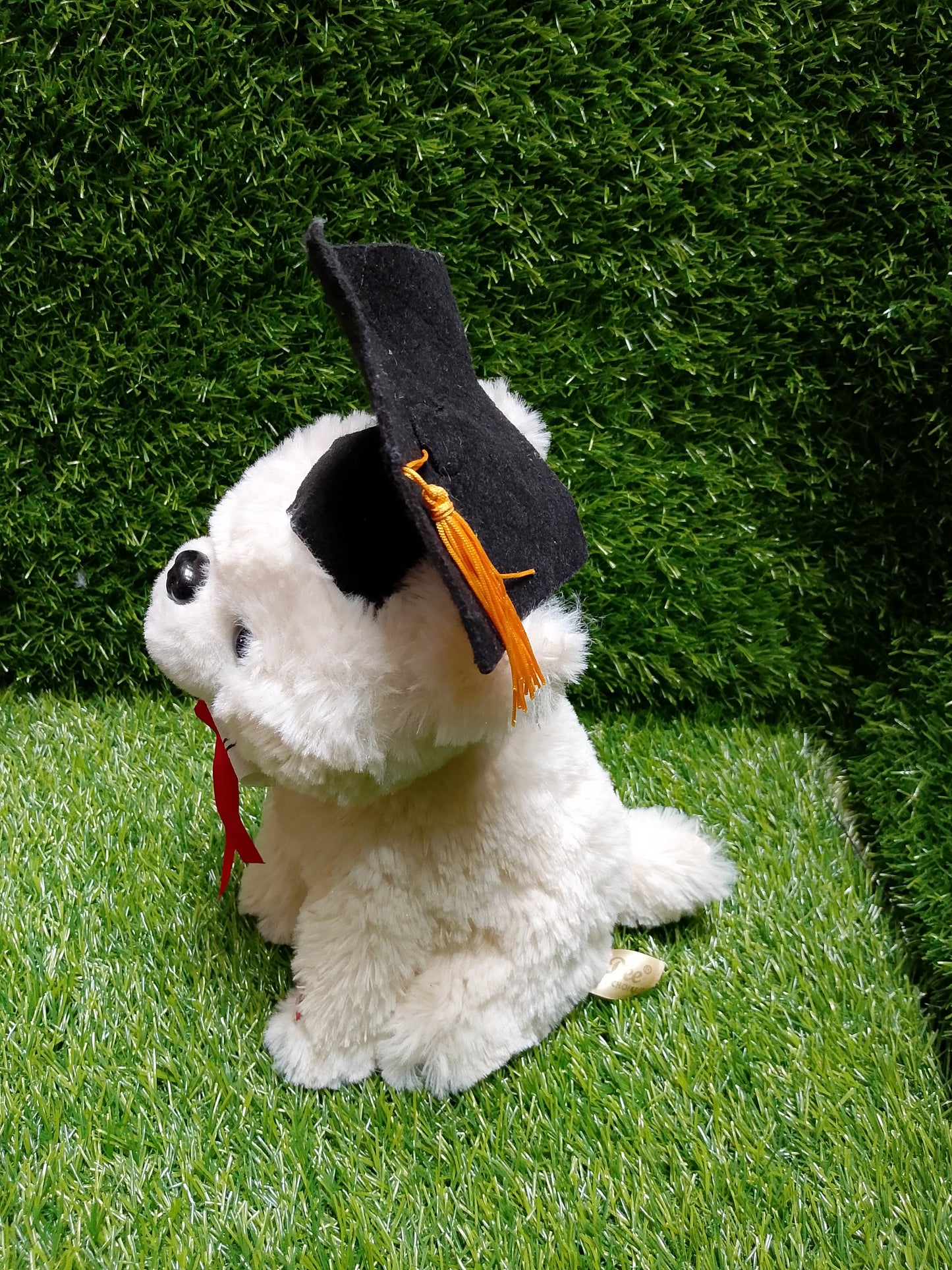Graduation Teddy Bear Singing and Spinning Plush