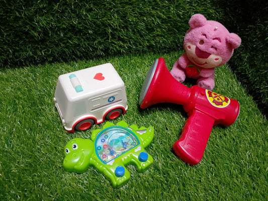 Set of 4 used preloved toys