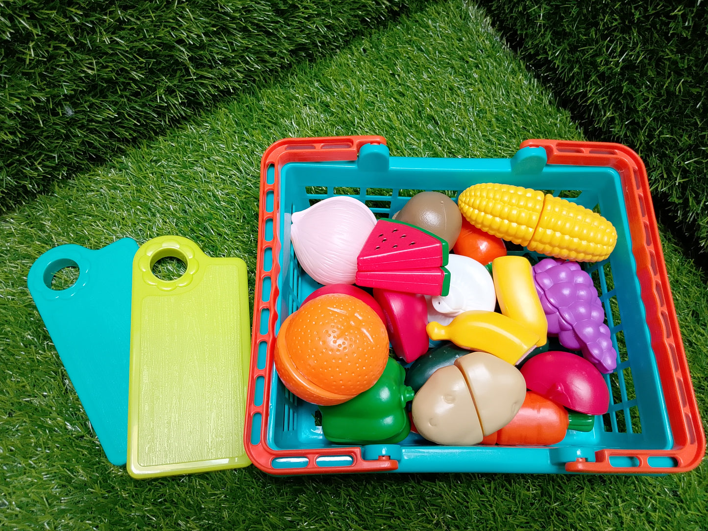 Battat Farmers Market Play Food Set , American Preloved