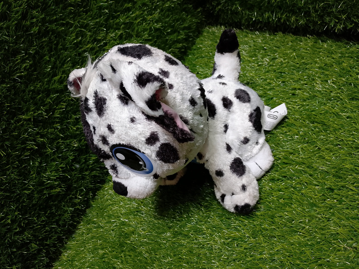 Rescue Tales Adoptable Pet Dalmatian Interactive Plush Pet Toy