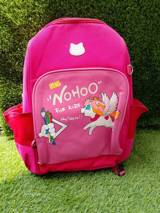 NOHOO fox tail unicorn children's backpack (grades 3 to 6)