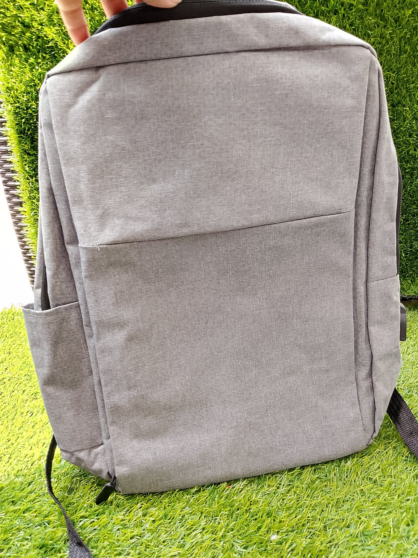 Grey Backpack Bag