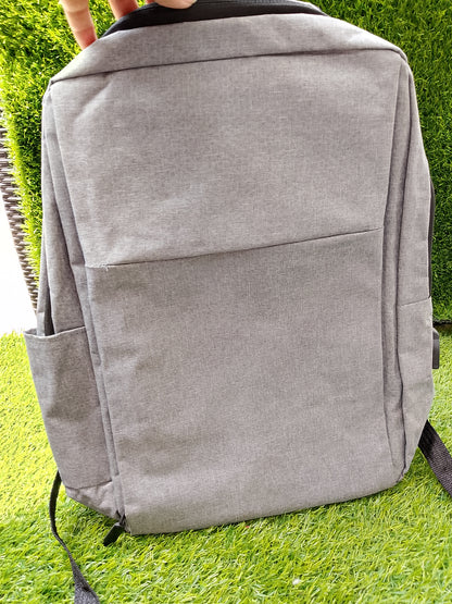 Grey Backpack Bag