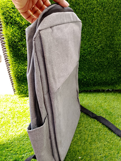 Grey Backpack Bag