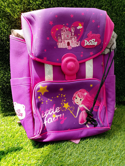 NIB -Kids BACPACK orthopedic European Delune - Purple/Pink Little Fairy