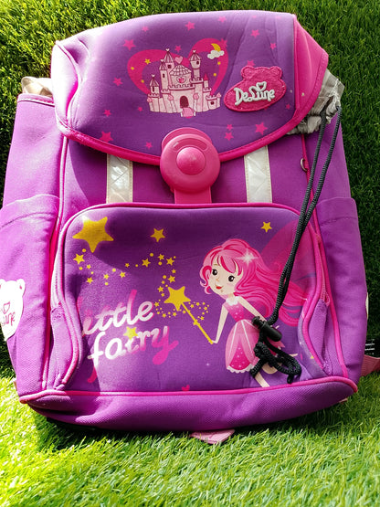 NIB -Kids BACPACK orthopedic European Delune - Purple/Pink Little Fairy