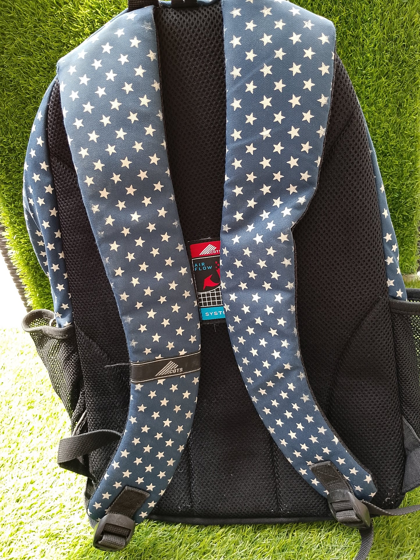 Andora stars pattern zipped backpack bags