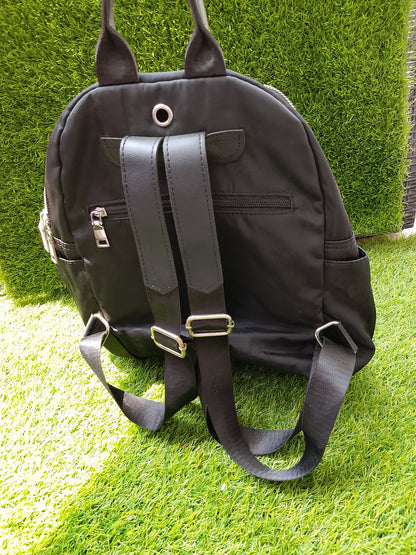 ZITIQUE Fashion Lightweight Nylon Oxford Leather Backpack