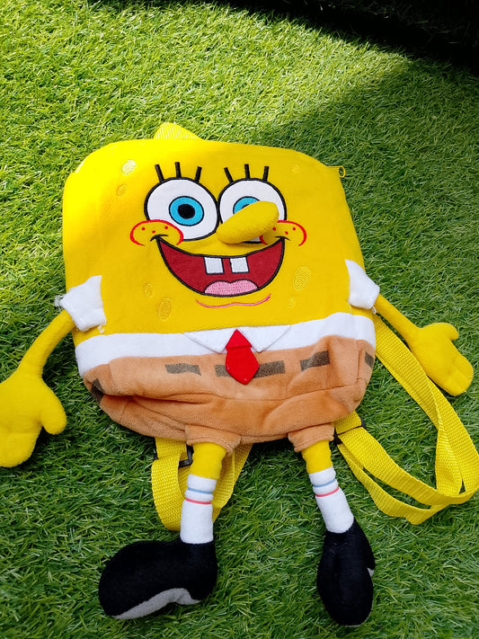 Vintage 15" Sponge Bob Square Pants Plush Backpack Nickelodeon