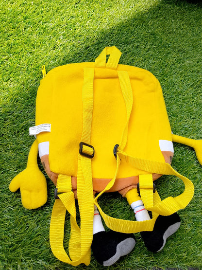 Vintage 15" Sponge Bob Square Pants Plush Backpack Nickelodeon