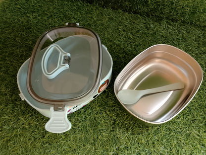 Cute Hello Girl Lunch Box with Spoon